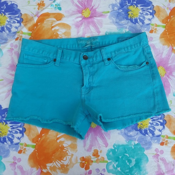 Lucky Brand Pants - Lucky Brand Riley Cutoff Shorts Denim Size 6/28